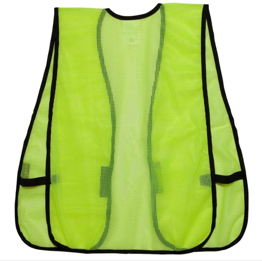 ML Kishigo (P) (PL-V17-V18)one size Series Plain Mesh Vest. Pack 5 pcs